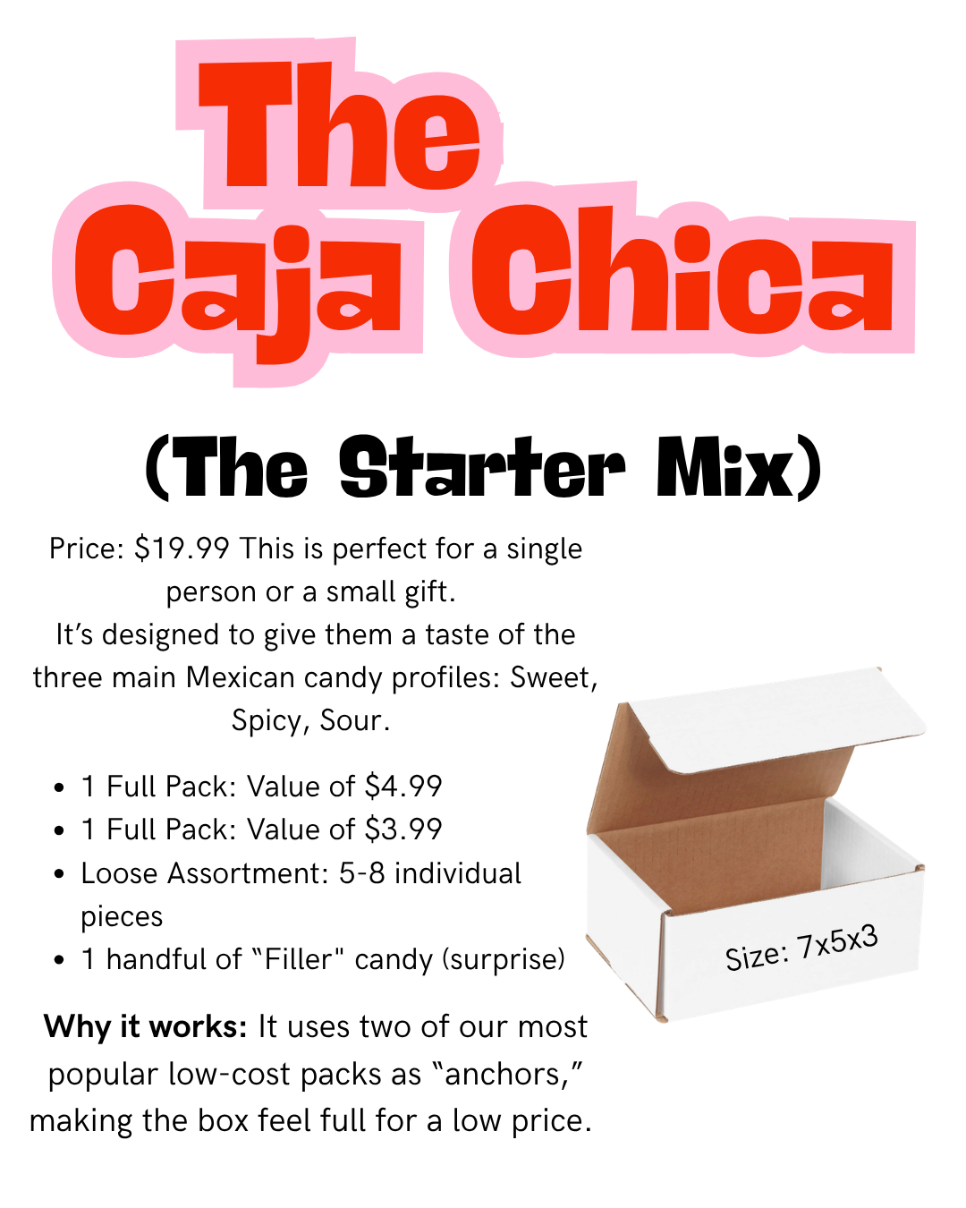 The "Caja Chica" Starter Mix