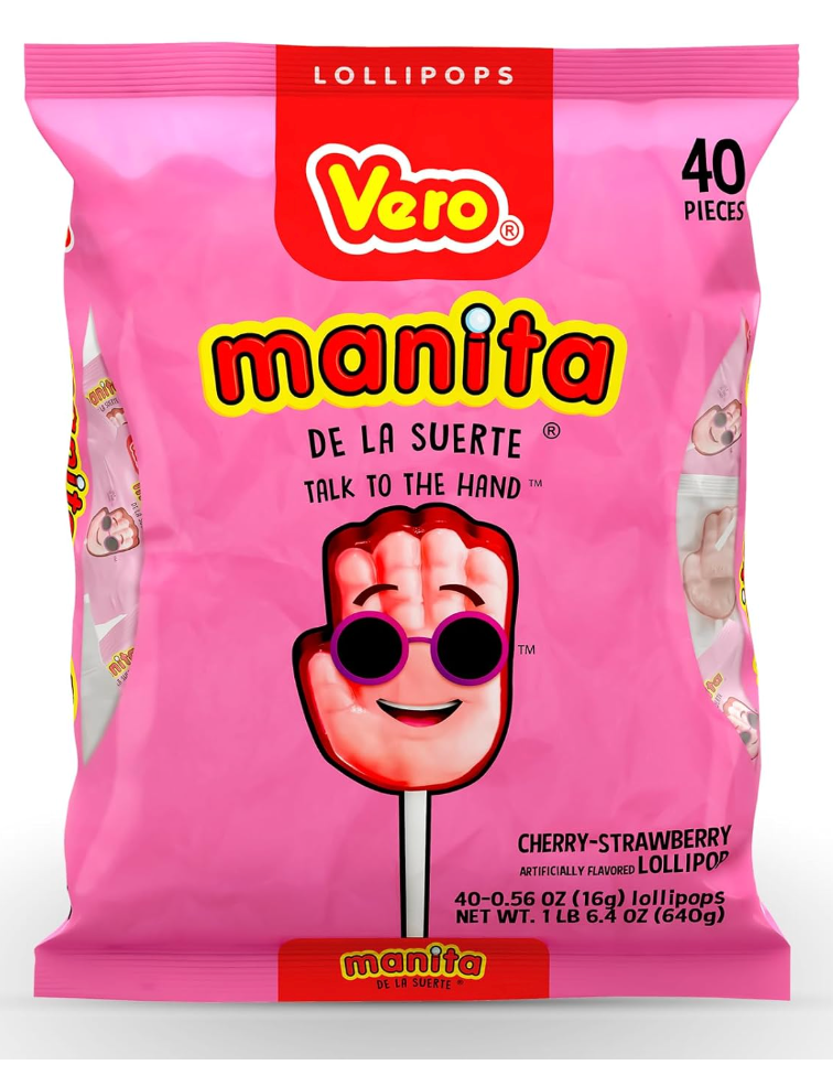 Vero Manita de La Suerte Paleta 40pcs